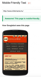 Technikai SEO: Mobilbarát oldal