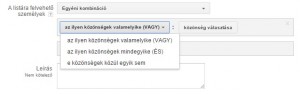 AdWords Remarketing: Egyéni kombinációs listák