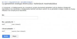 AdWords - Rugalmas ajánlattételi stratégia: Kattintások maximalizálása