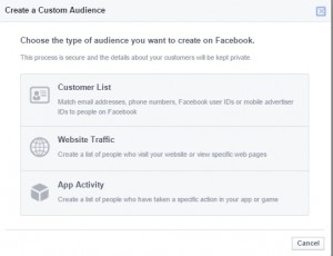 Facebook: Egyéni közönségek létrehozása (Custom audiences)