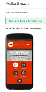 A látogatóink felének már szüksége van a mobilbarát felépítésre