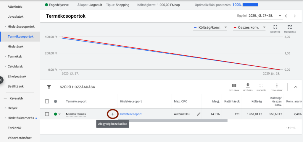 06-Google-Shopping-kampany-alegyseg-hozzaadasa